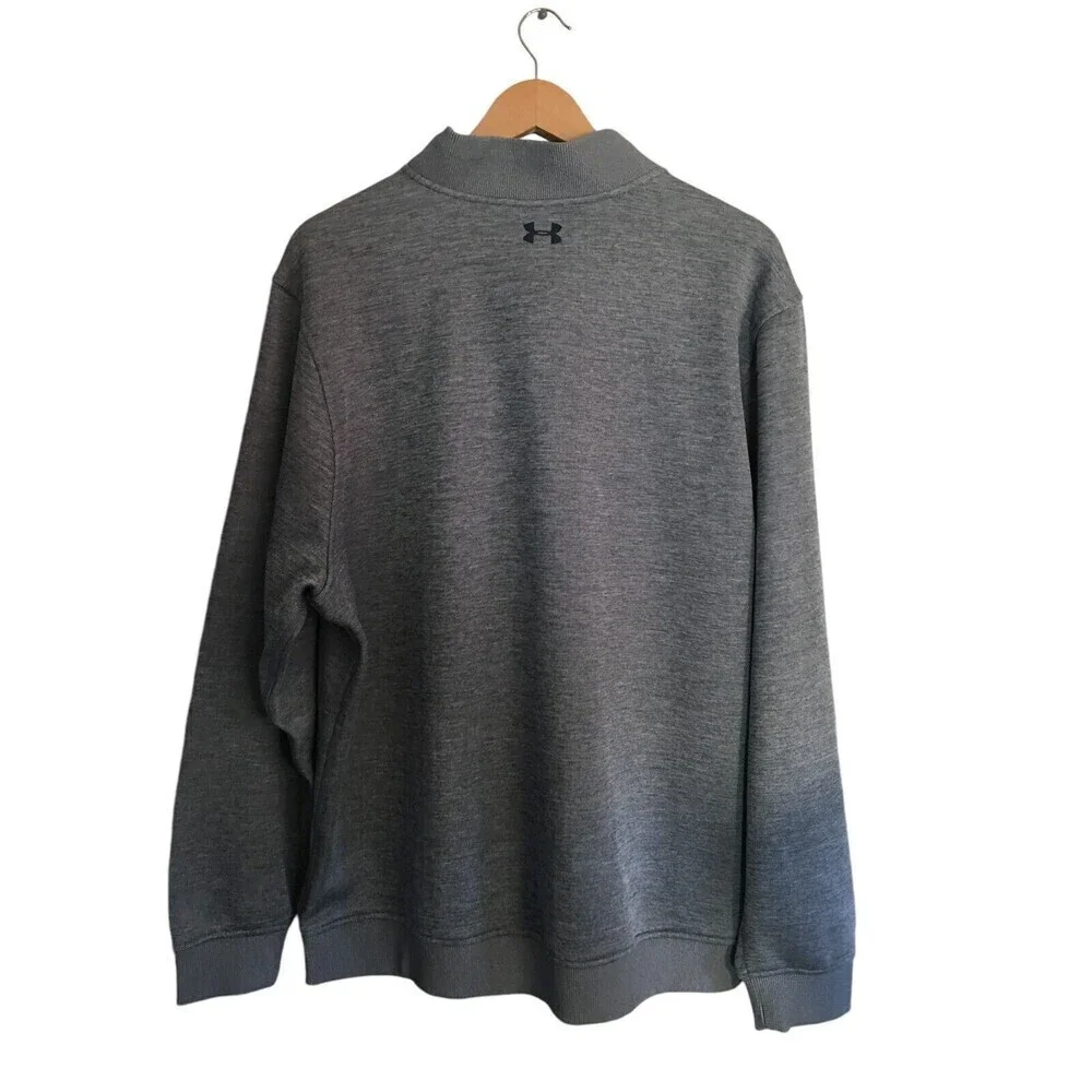 Under Armor Sweatshirt Men's Size 2Xl Gray Long Sleeve